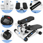Mini Fitness Stepper with Resistance Bands & LCD Monitor