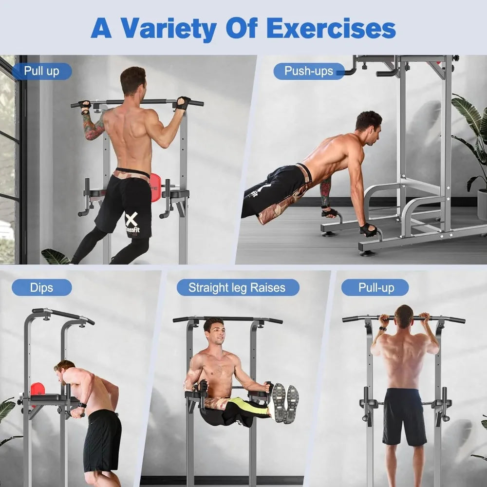 Power Tower Pull-Up & Dip Station for Home Gym
