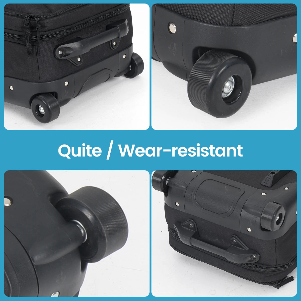 Ski and Snowboard Bag Wheeled Carrier for Winter Sports