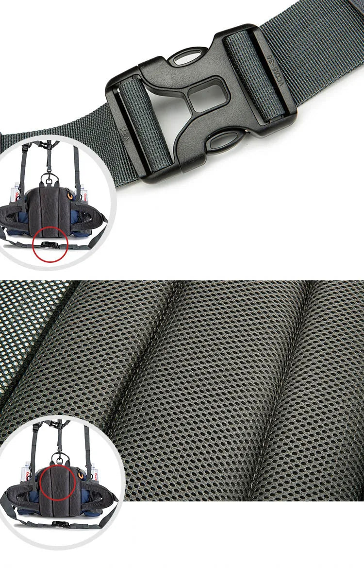 Outdoor Sports Waist Bag – Multi-Functional Fanny Pack for Men
