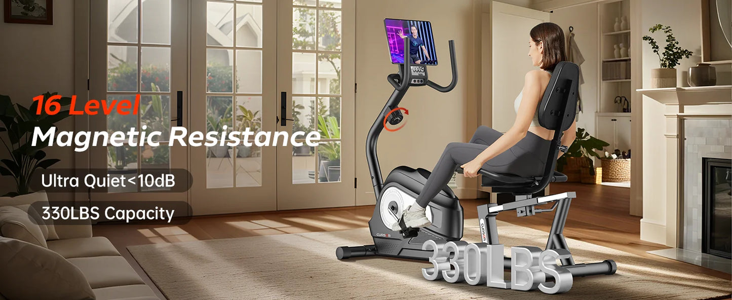 FITNESS Exercise Bike, Stationary Bike for Home, Indoor Cycling Exercise Equipment