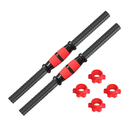 2Pcs Stainless Steel Dumbbell Bars Set for Home Gym