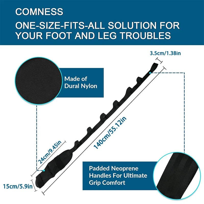 Yoga Stretching Band Assisted Foot & Leg Stretching