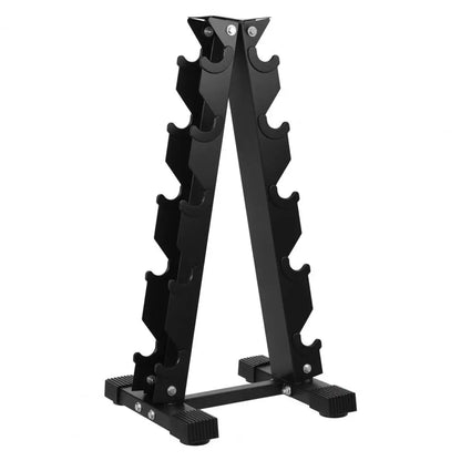 5-Tier Dumbbell Rack – Home Gym Weight Storage Organizer