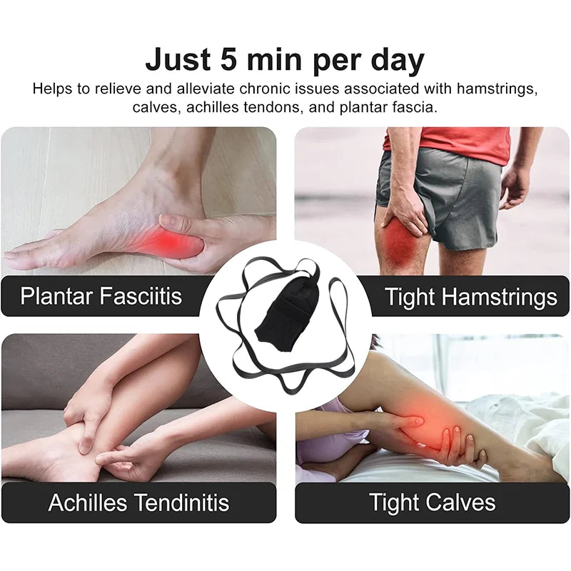 Yoga Stretching Band Assisted Foot & Leg Stretching