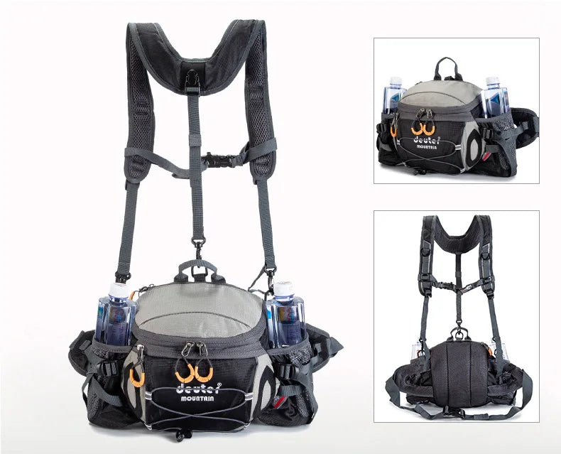 Outdoor Sports Waist Bag – Multi-Functional Fanny Pack for Men