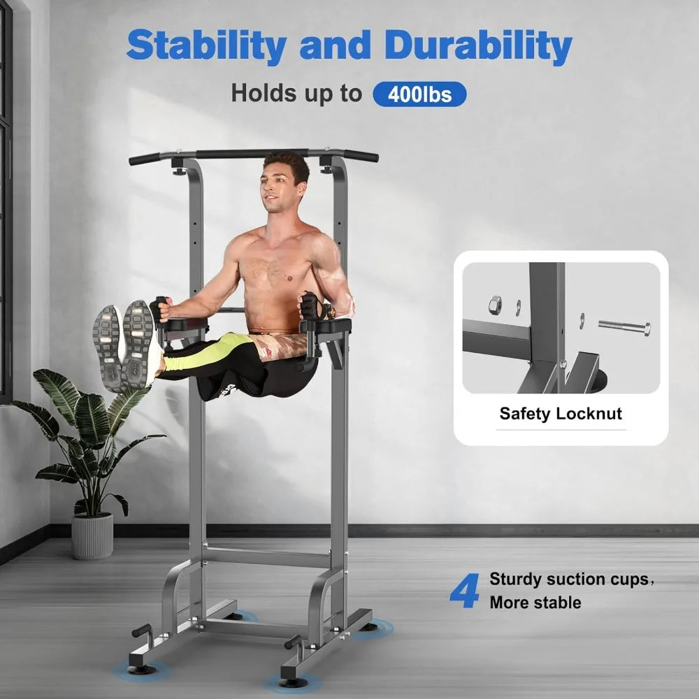 Power Tower Pull-Up & Dip Station for Home Gym