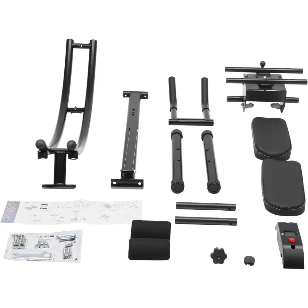 Ab Workout Equipment – Foldable Abdominal Cruncher with LED Monitor