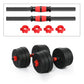 2Pcs Stainless Steel Dumbbell Bars Set for Home Gym
