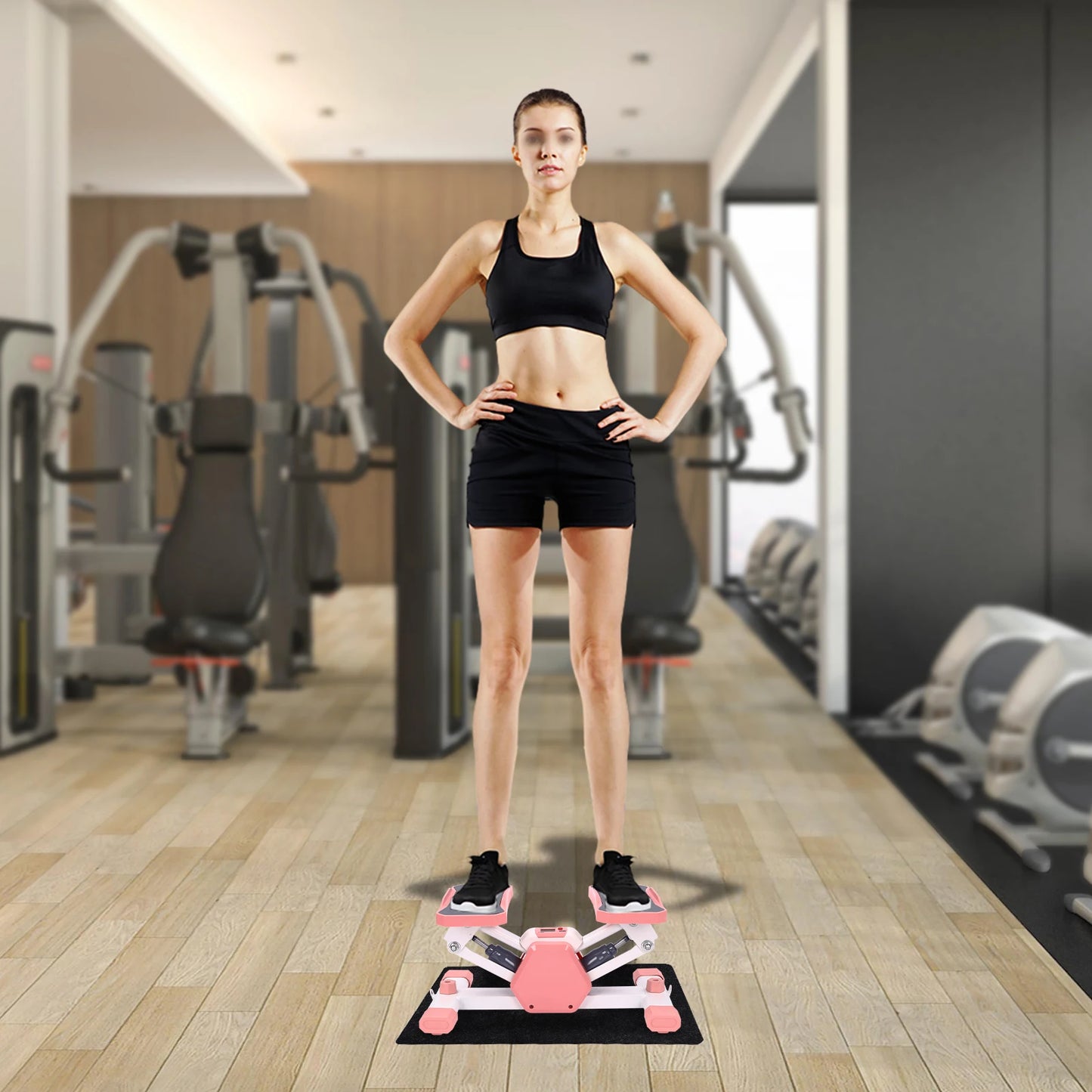 Mini Stepper for Exercise Home Workout Equipment Pink