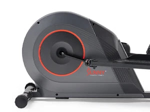 Upright Elliptical Full-Body Exerciser with Pulse Sensors