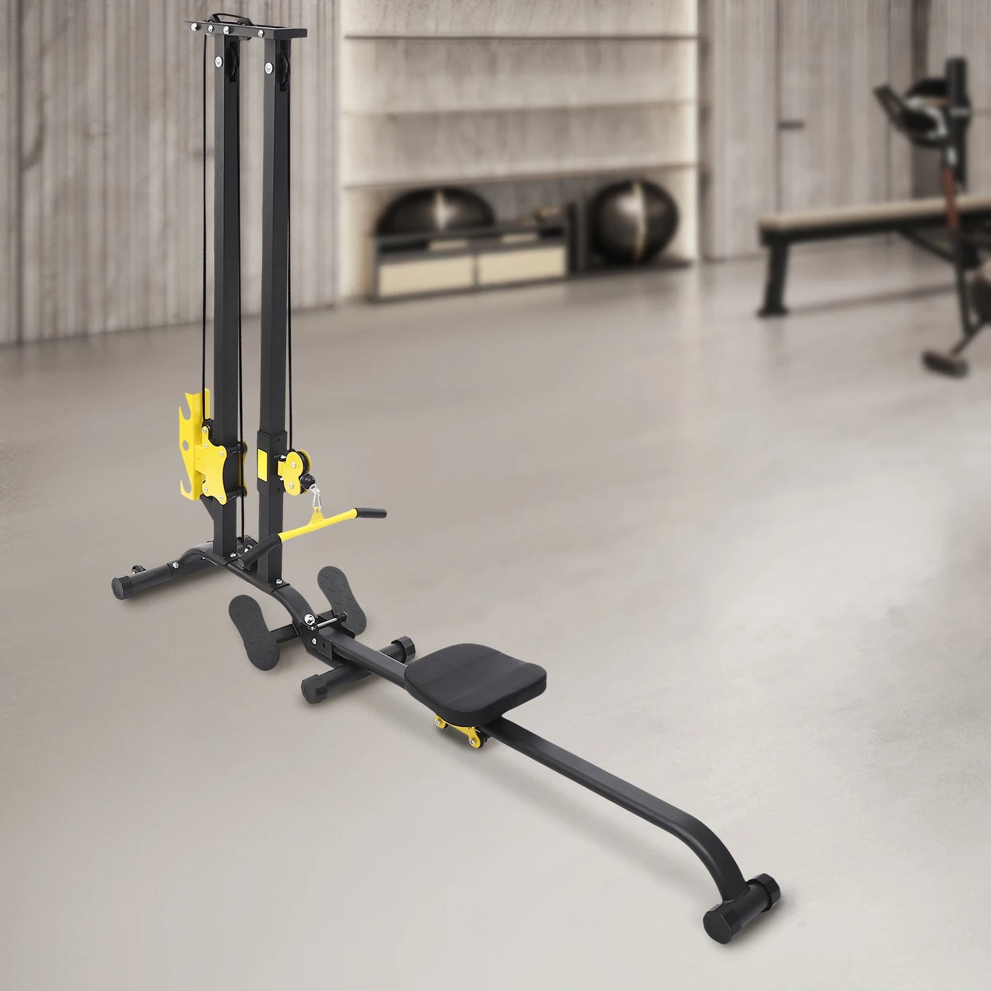 Multifunctional Fitness Rack Adjustable Height Strength Training