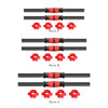 2Pcs Stainless Steel Dumbbell Bars Set for Home Gym