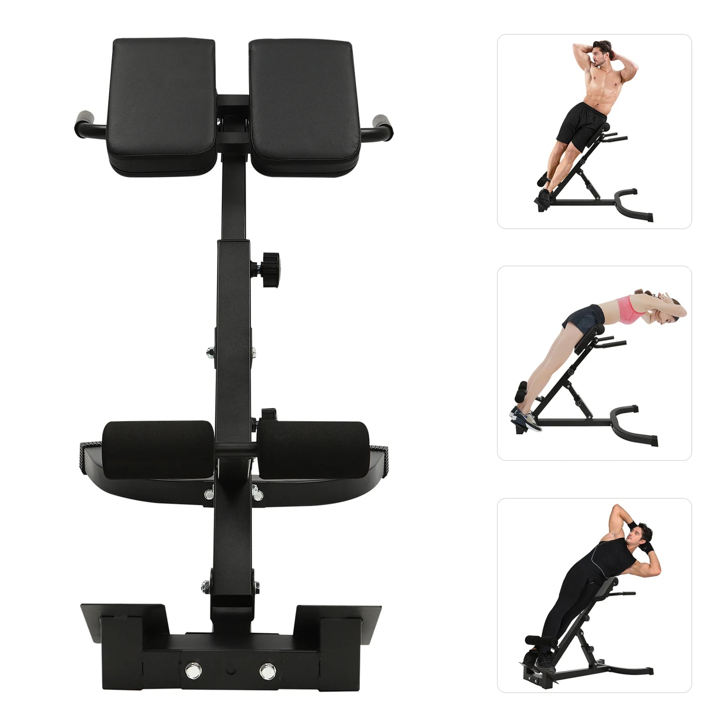 Adjustable Sit-Up Bench & Roman Chair – Multi-Function Fitness Stool (150kg/330lbs Capacity)