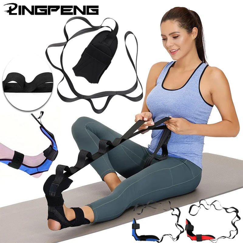 Yoga Stretching Band Assisted Foot & Leg Stretching