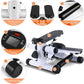 Mini Fitness Stepper with Resistance Bands & LCD Monitor