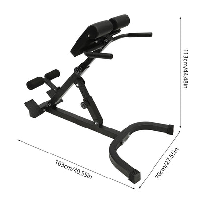 Adjustable Sit-Up Bench & Roman Chair – Multi-Function Fitness Stool (150kg/330lbs Capacity)