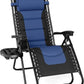 Folding Camping Chair 350 LBS Support Portable Grey