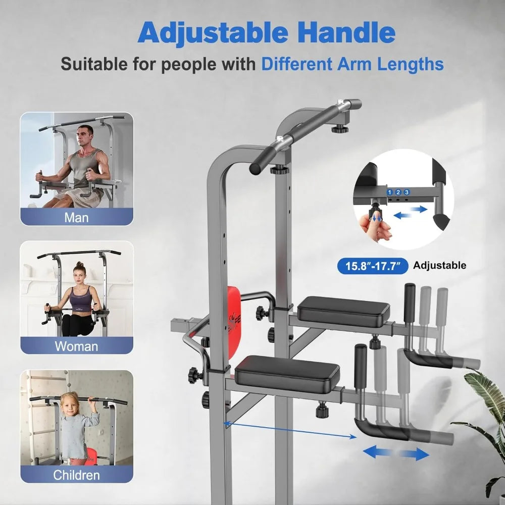 Power Tower Pull-Up & Dip Station for Home Gym