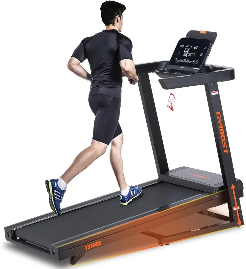 Folding Treadmill with LCD Display for Home