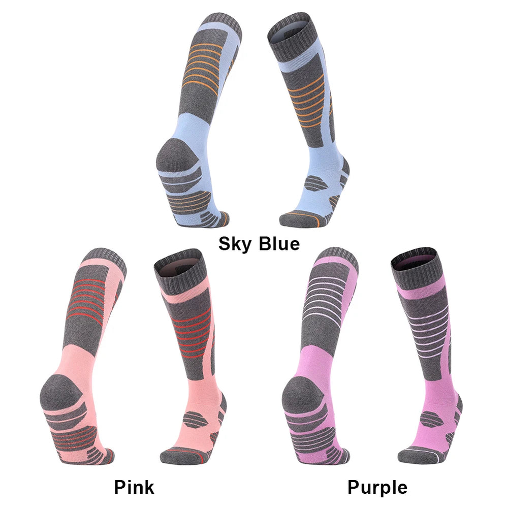 1 Pair Winter Hiking Socks High Tube for Women