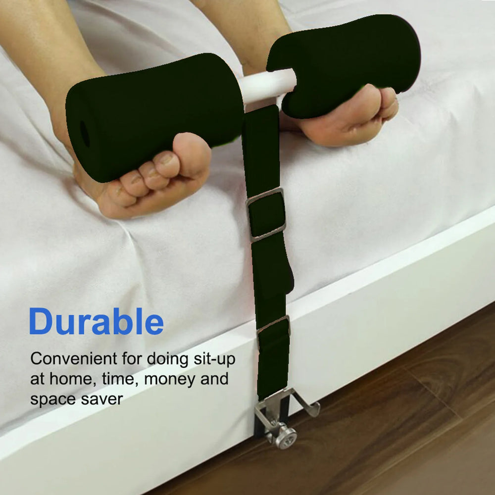 Bed Sit Up Exercise Bar for Home Fitness (Black)