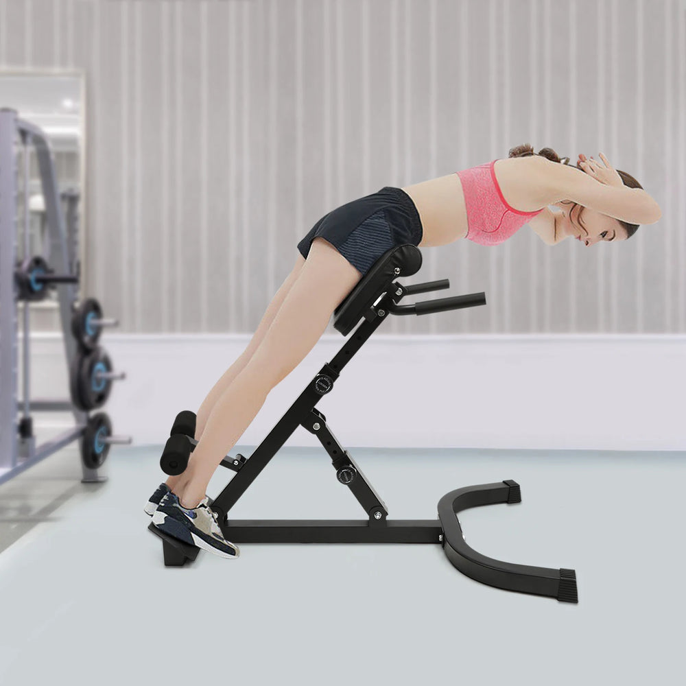 Adjustable Sit-Up Bench & Roman Chair – Multi-Function Fitness Stool (150kg/330lbs Capacity)