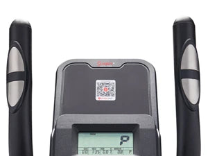Upright Elliptical Full-Body Exerciser with Pulse Sensors