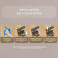 Workout Abs Trainer with 2 Suction Cups – Adjustable Self-Suction Ab Machine