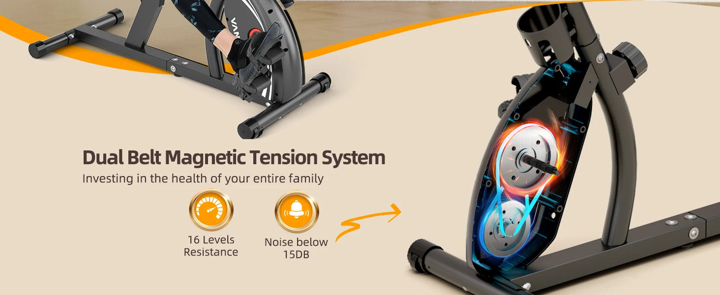 Recumbent Exercise Bike for Adults & Seniors – Magnetic Resistance