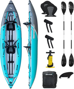 Rover Inflatable Kayak for 1-2 People with High Pressure Floor