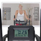 Upright Elliptical Full-Body Exerciser with Pulse Sensors