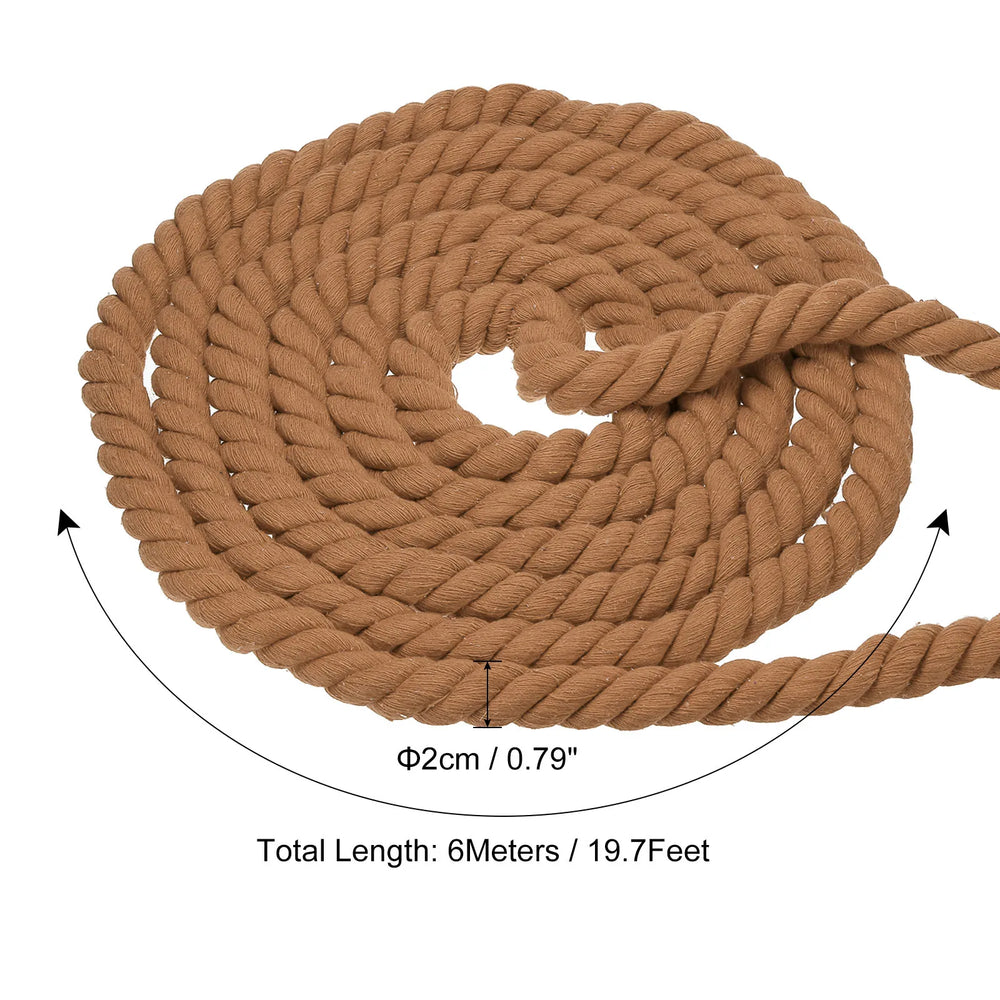 20-Foot Tug of War Rope – Cotton Yard Game with Center Flag